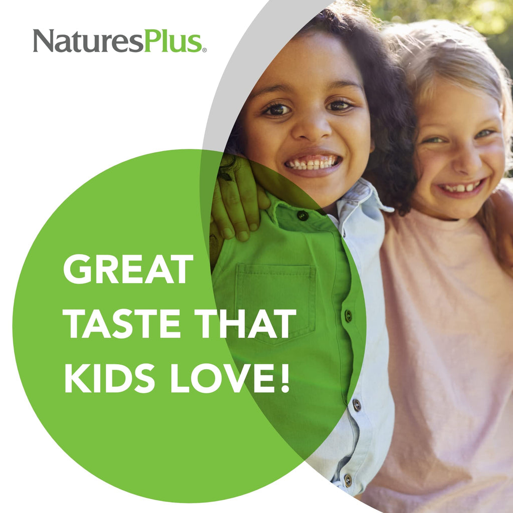 NaturesPlus Animal Parade Gold Kids Liquid Multivitamin – 16 fl oz Tropical Berry