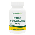NaturesPlus Betaine HCl 600 mg – 90 Tablets | Digestive Support