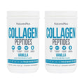 NaturesPlus Collagen Peptides Vanilla – 2 Pack (364 g) | Hair, Skin, Nails & Joints | Non-GMO, Gluten Free