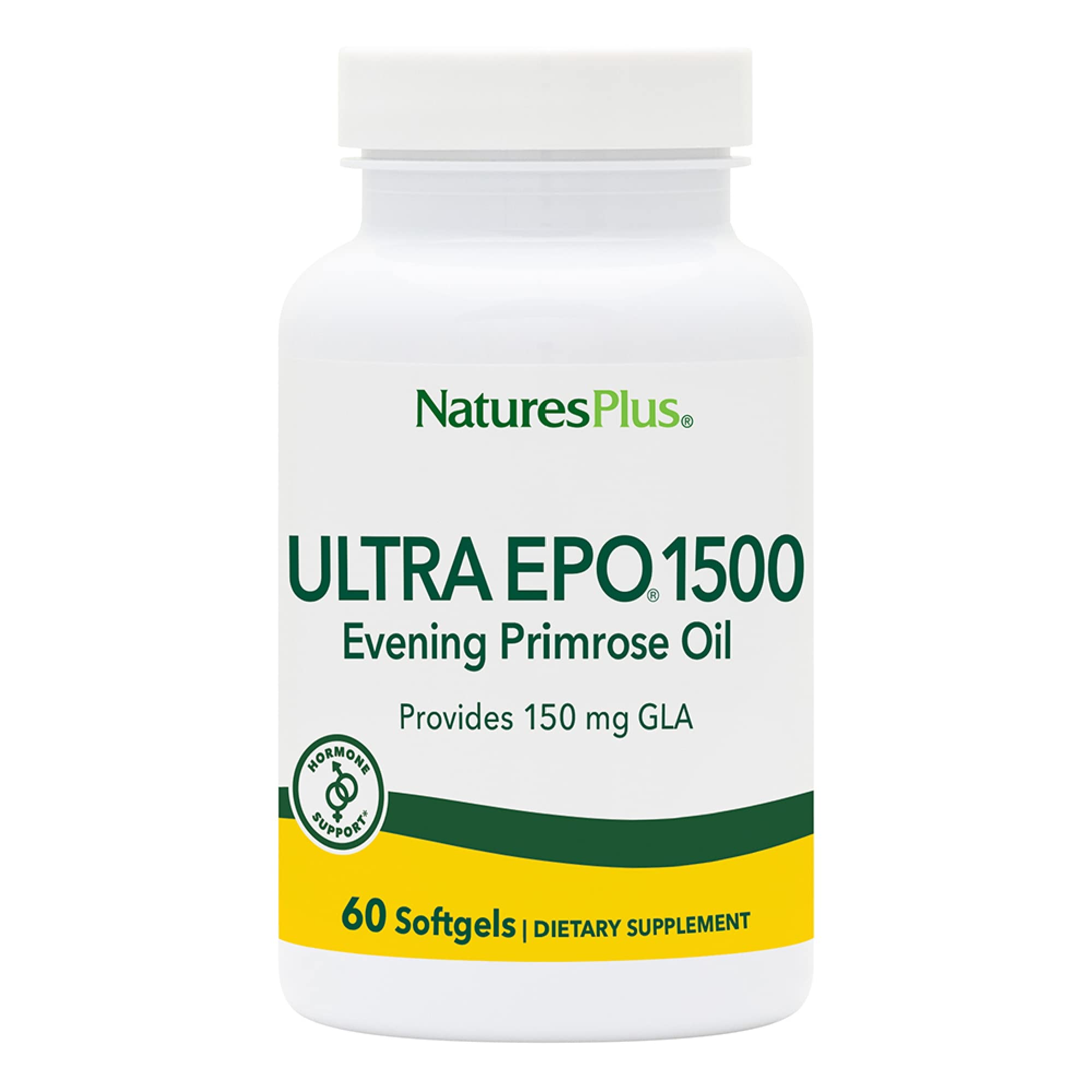 NaturesPlus Ultra EPO 1500 mg – Evening Primrose Oil | Premenstrual & Menopausal Support
