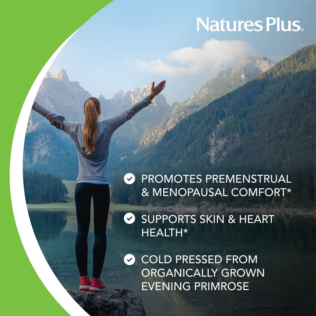 NaturesPlus Ultra EPO 1500 mg – Evening Primrose Oil | Premenstrual & Menopausal Support