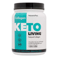 NaturesPlus KetoLiving Natural Collagen Unflavored - 1.36 lb Tub | Ketogenic Protein Powder for Immune & Gut Health, Joints, Hair, Skin & Nails
