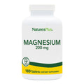 NaturesPlus Magnesium 200 mg | 180 Tablets | Vegetarian & Gluten Free - 180 Servings
