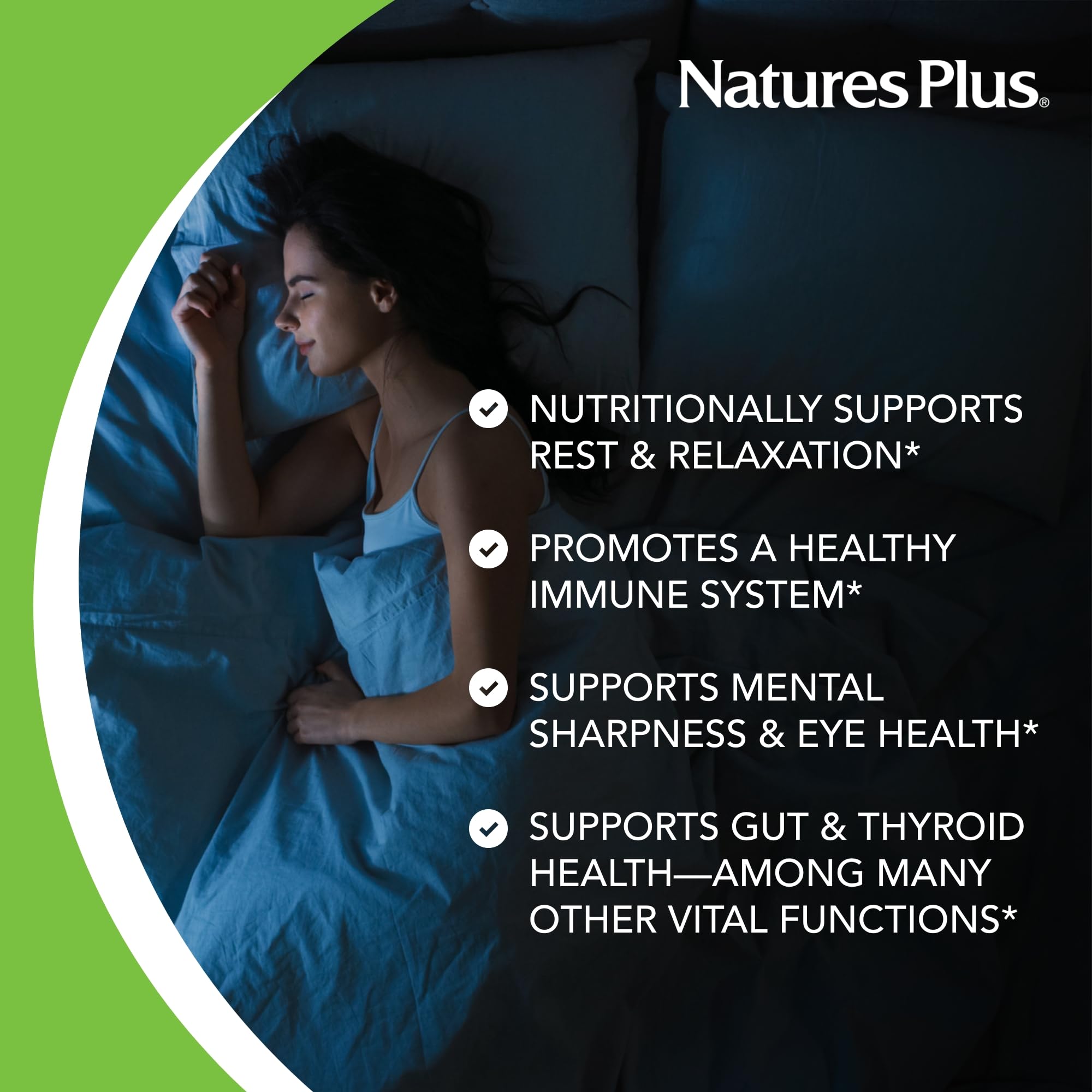 NaturesPlus Melatonin Spray – Peppermint, 2 fl oz, Pack of 2, B6 & E