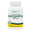 NaturesPlus Niacinamide 1000 mg SR – 90 Tablets | High-Potency Vitamin B3 (Vegetarian, Gluten Free)
