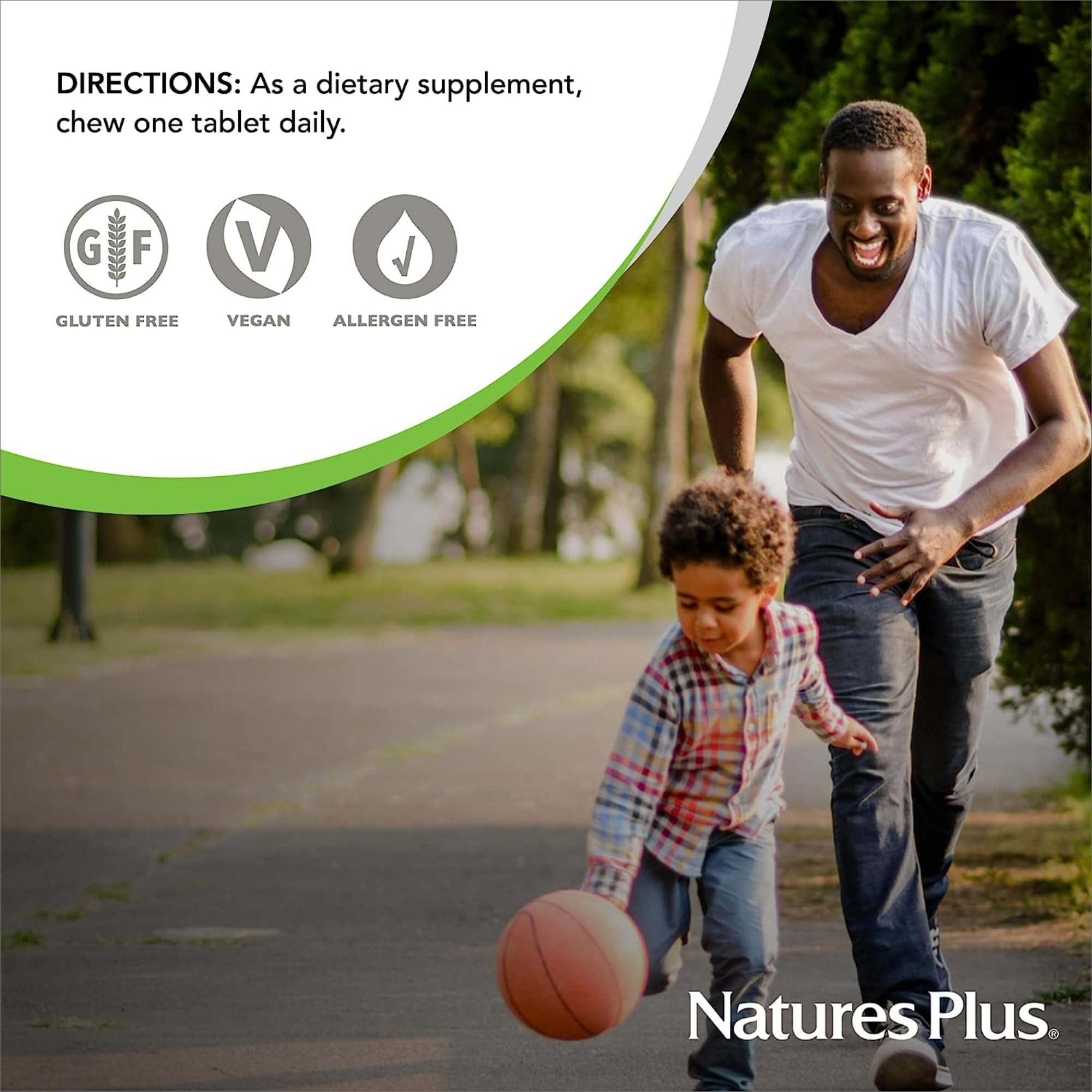 NaturesPlus Orange Juice Jr. Vitamin C Chewables – 100 mg, Pack of 2, Gluten Free, Vegetarian | 360 Servings