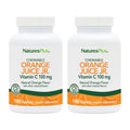 NaturesPlus Orange Juice Jr. Vitamin C Chewables – 100 mg, Pack of 2, Gluten Free, Vegetarian | 360 Servings