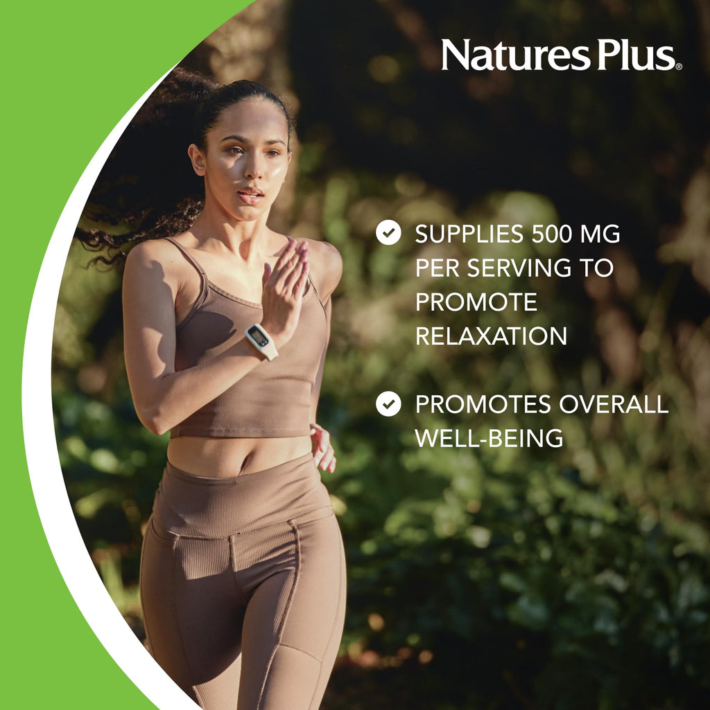 NaturesPlus PRO GABA 500 mg | 60 Capsules | Non-GMO, Vegan, Gluten Free