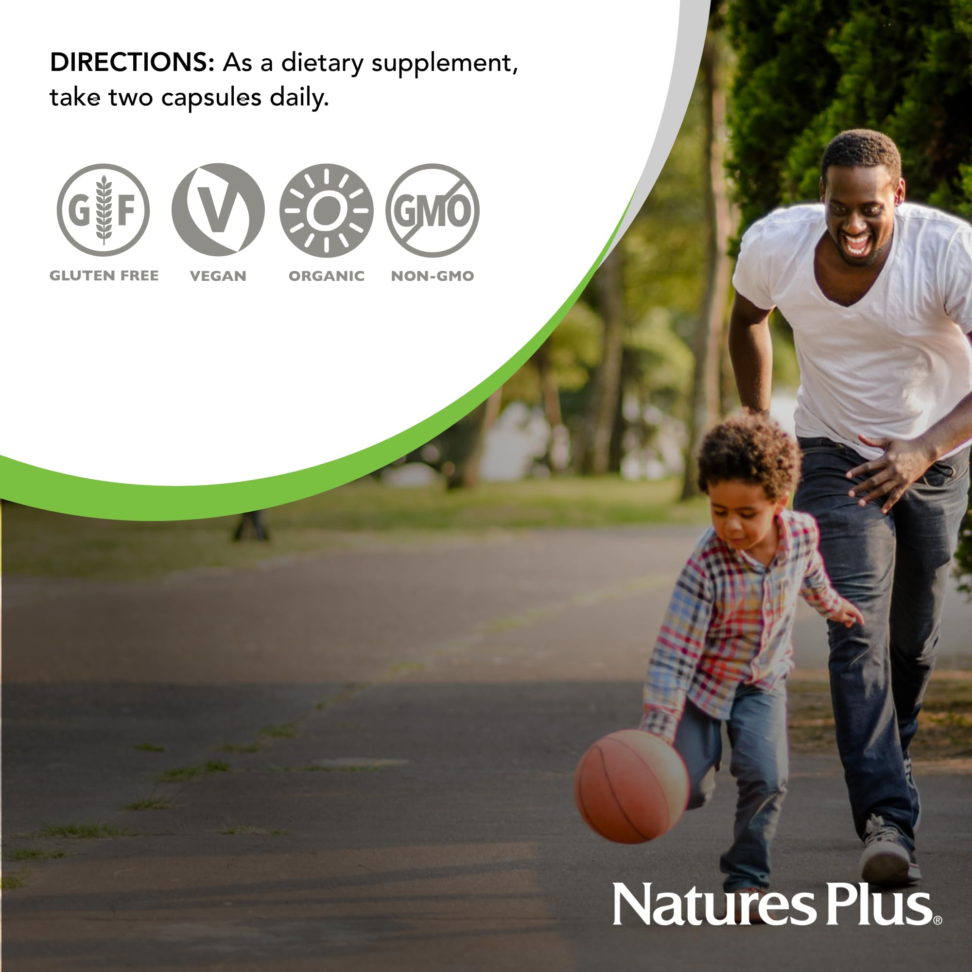 NaturesPlus Source of Life Garden Vitamin D3-60 Vegan Capsules, Pack of 3 | Organic, Non-GMO, Gluten Free | 90 Servings