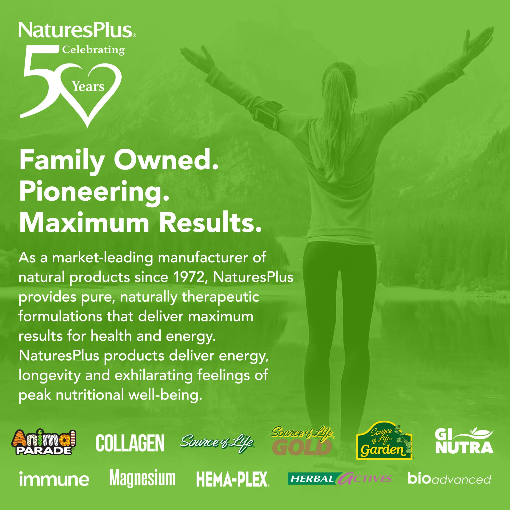 NaturesPlus Source of Life Gold Multivitamin - 90 Tablets | 30 Servings | D3, B12 & K2 | Immune, Blood & Bone Support