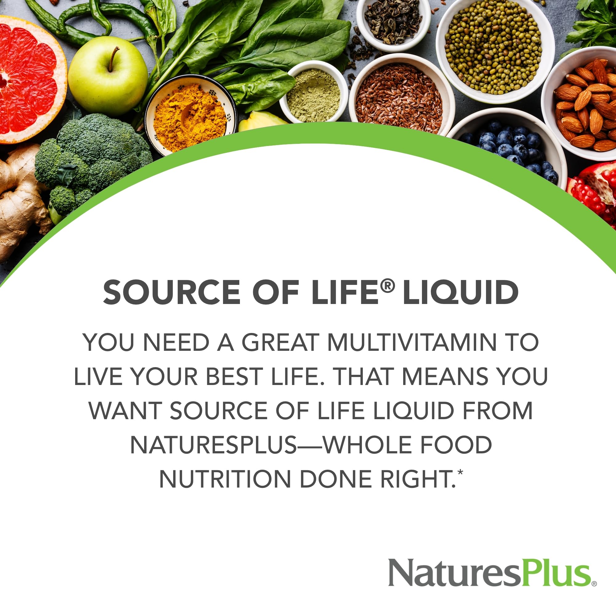 Nature's Plus Source of Life Liquid — Tropical Fruit Flavor, 30 oz Wholefood Energy Booster