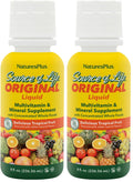 NaturesPlus Source of Life Liquid Tropical Fruit – 8 fl oz Multivitamin (Pack of 2)
