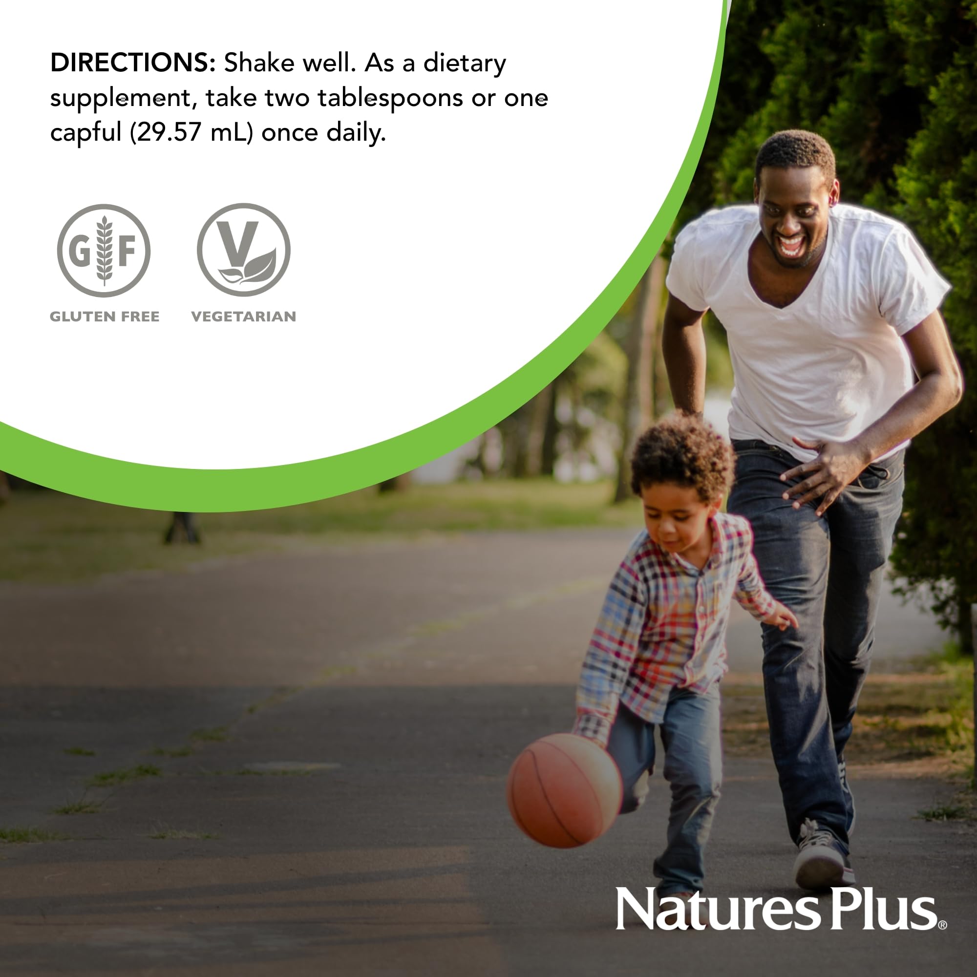 NaturesPlus Source of Life Liquid Tropical Fruit – 8 fl oz Multivitamin (Pack of 2)