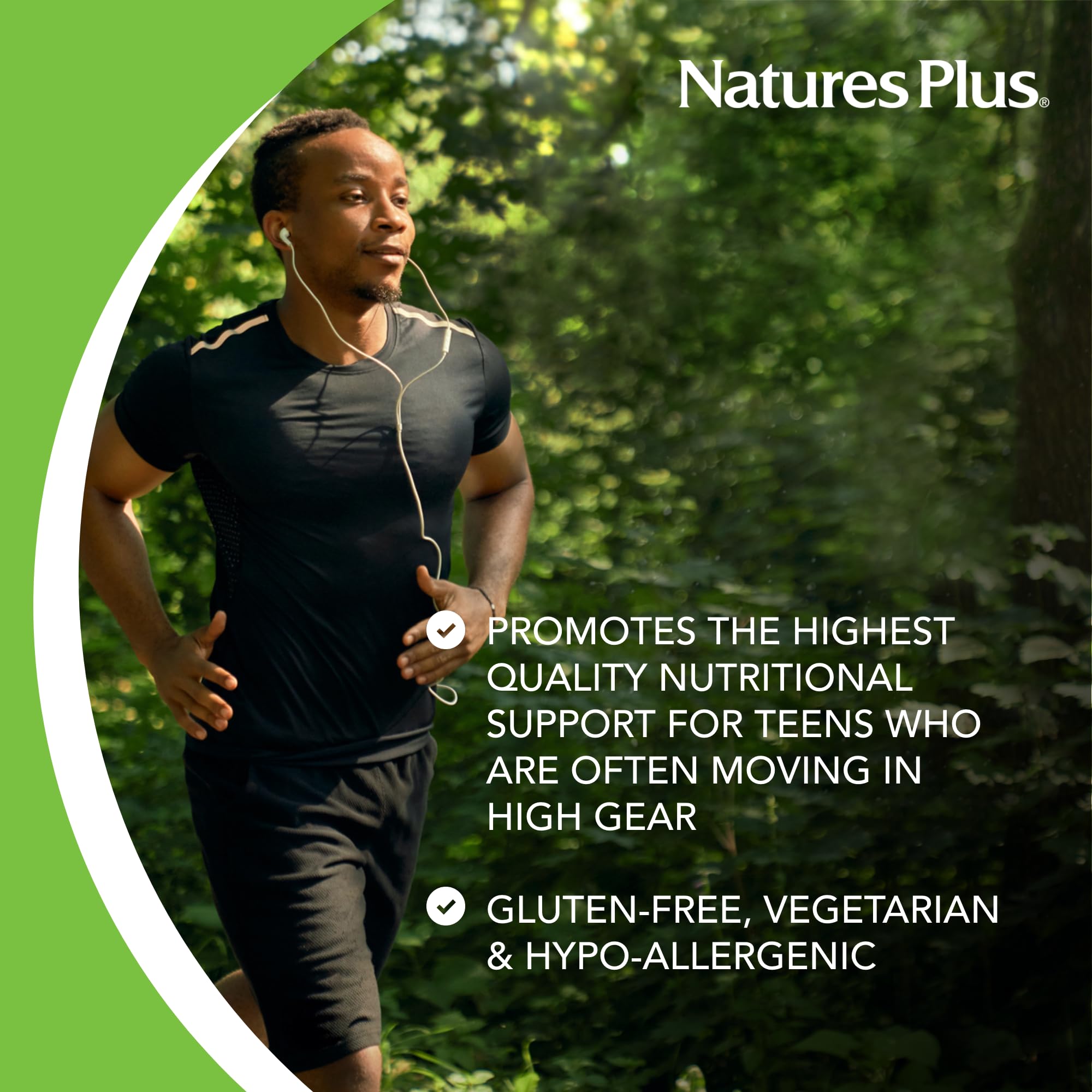 NaturesPlus Source of Life No Iron - 180 Tablets | 60 Servings - Gluten Free, Vegetarian Multivitamin & Mineral