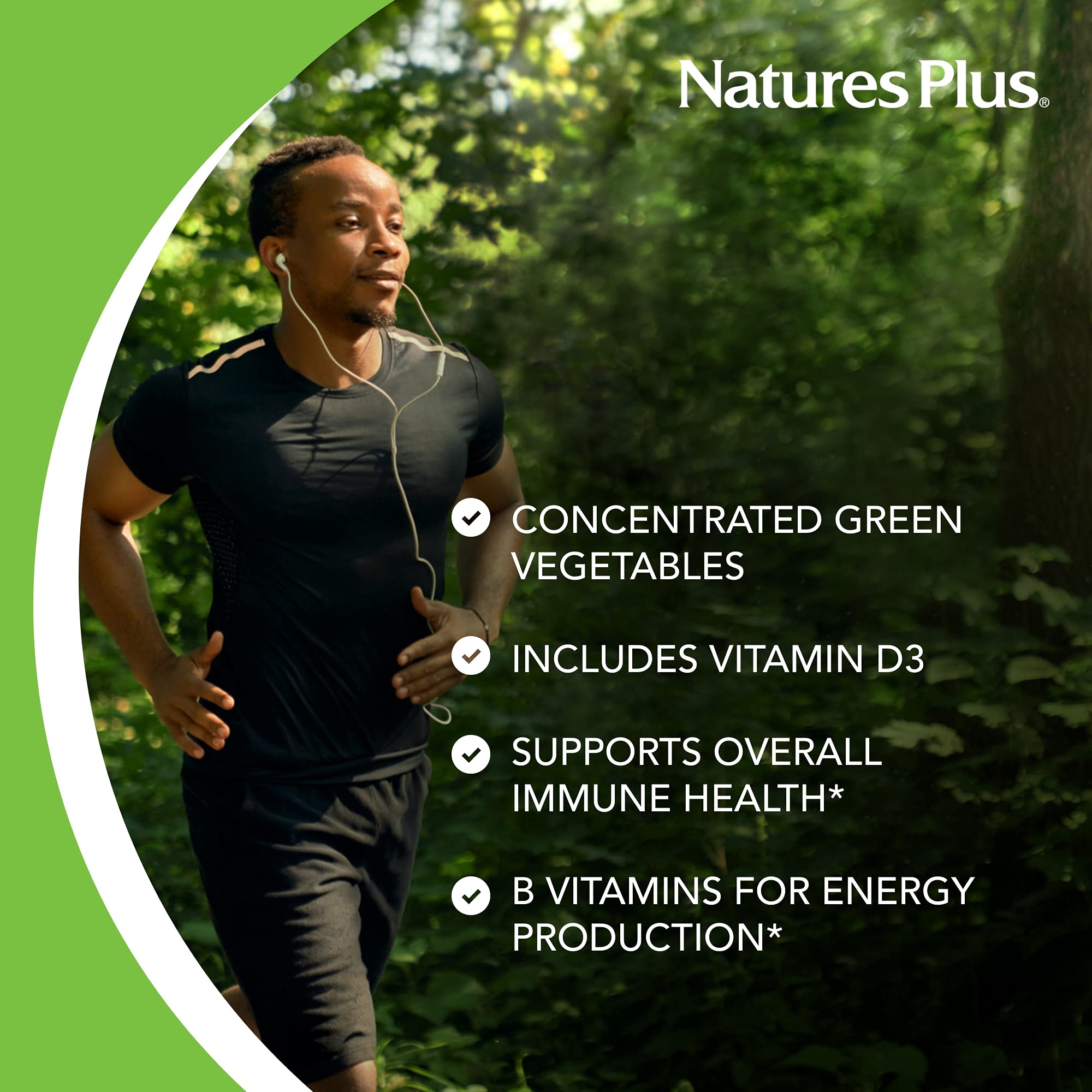NaturesPlus Source of Life Power Teen - 180 Veg Tablets | Teen Multivitamin & Minerals | Gluten-Free