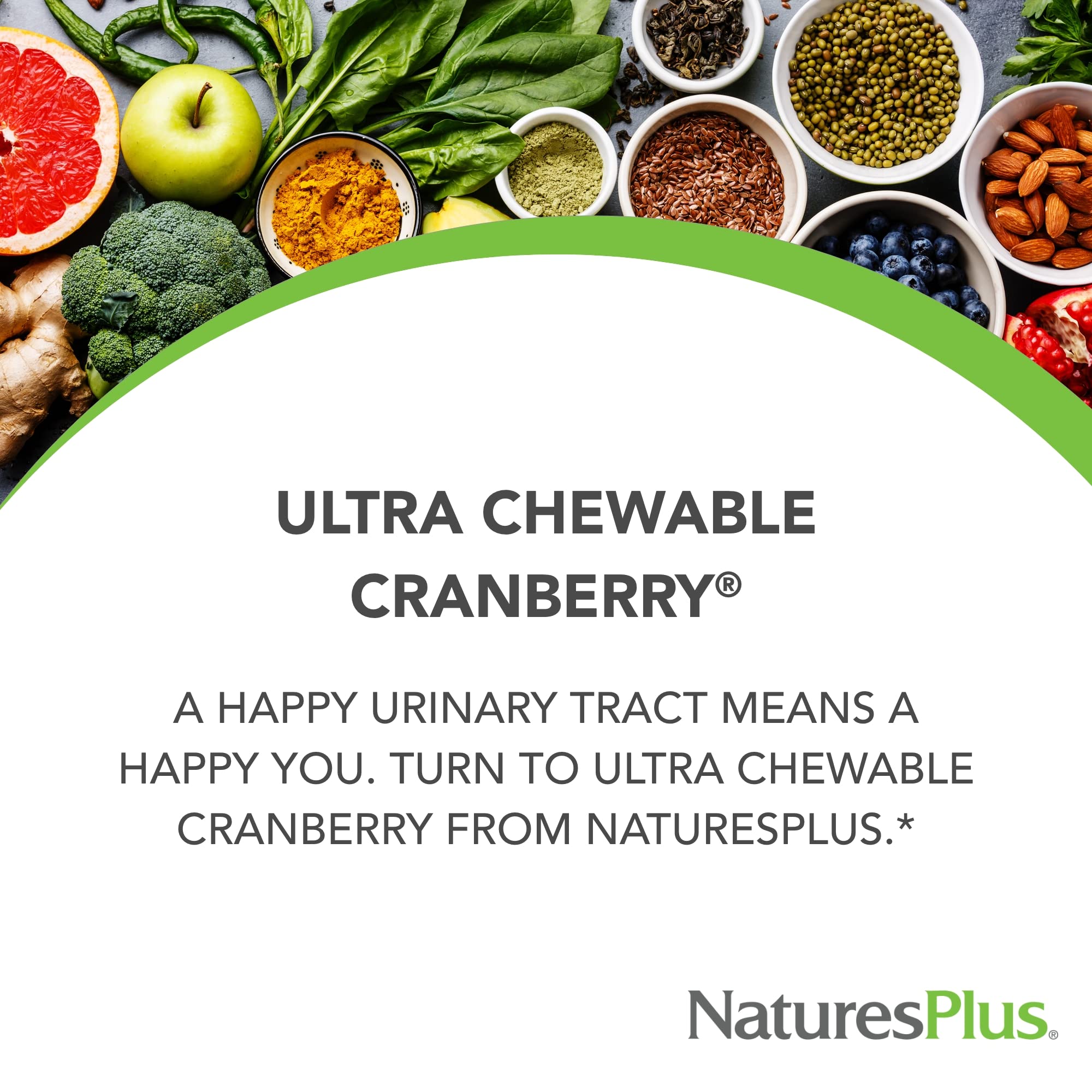 NaturesPlus Ultra Cranberry Chewables – 90 Love Berries Tablets for Urinary Health (Non-GMO, Gluten Free)