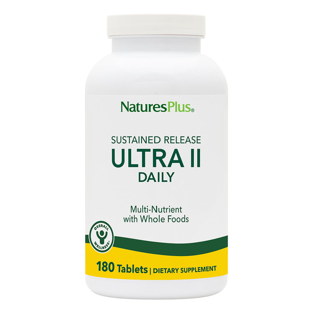 NaturesPlus Ultra II Daily Multivitamin with Whole Foods – 360 Servings (2-Pack) | Sustained Release