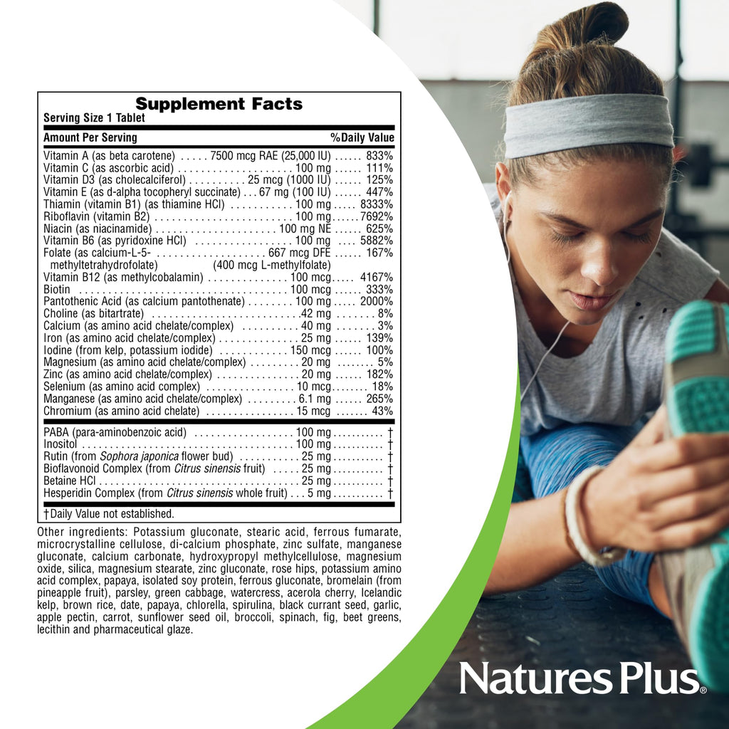 NaturesPlus Ultra II Daily Multivitamin with Whole Foods – 360 Servings (2-Pack) | Sustained Release