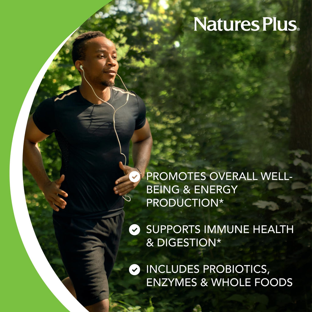 NaturesPlus Ultra Juice Green - 90 Bi-Layered Tablets Pack of 2 for Immune Health, Digestion & Energy Production | Organic, Non-GMO, Vegan, Gluten Free