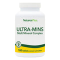 NaturesPlus Ultra-Mins – 180 Tablets | Multi Mineral Complex (Calcium, Iron, Magnesium & Zinc) – Vegan & Gluten Free