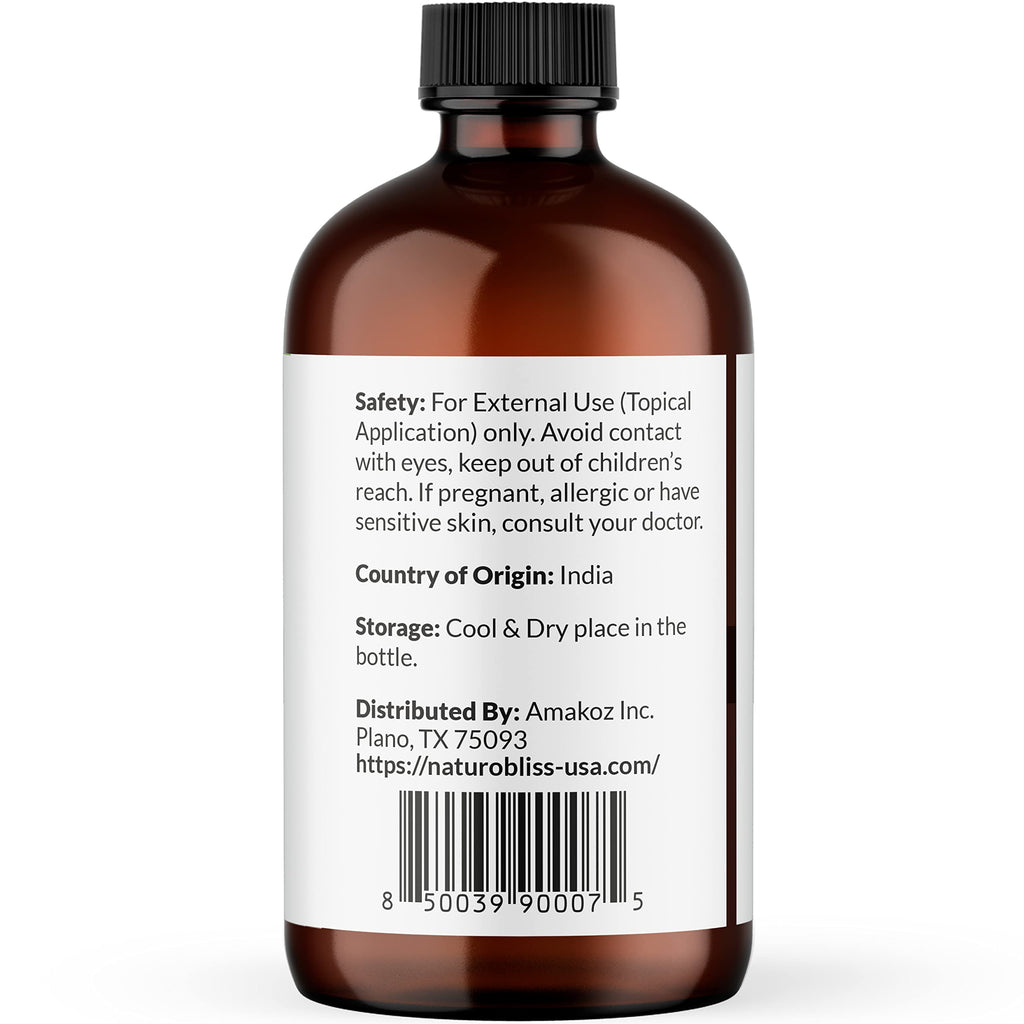 NaturoBliss 100% Pure Basil Essential Oil – Therapeutic Grade, 4 fl oz | Glass Dropper