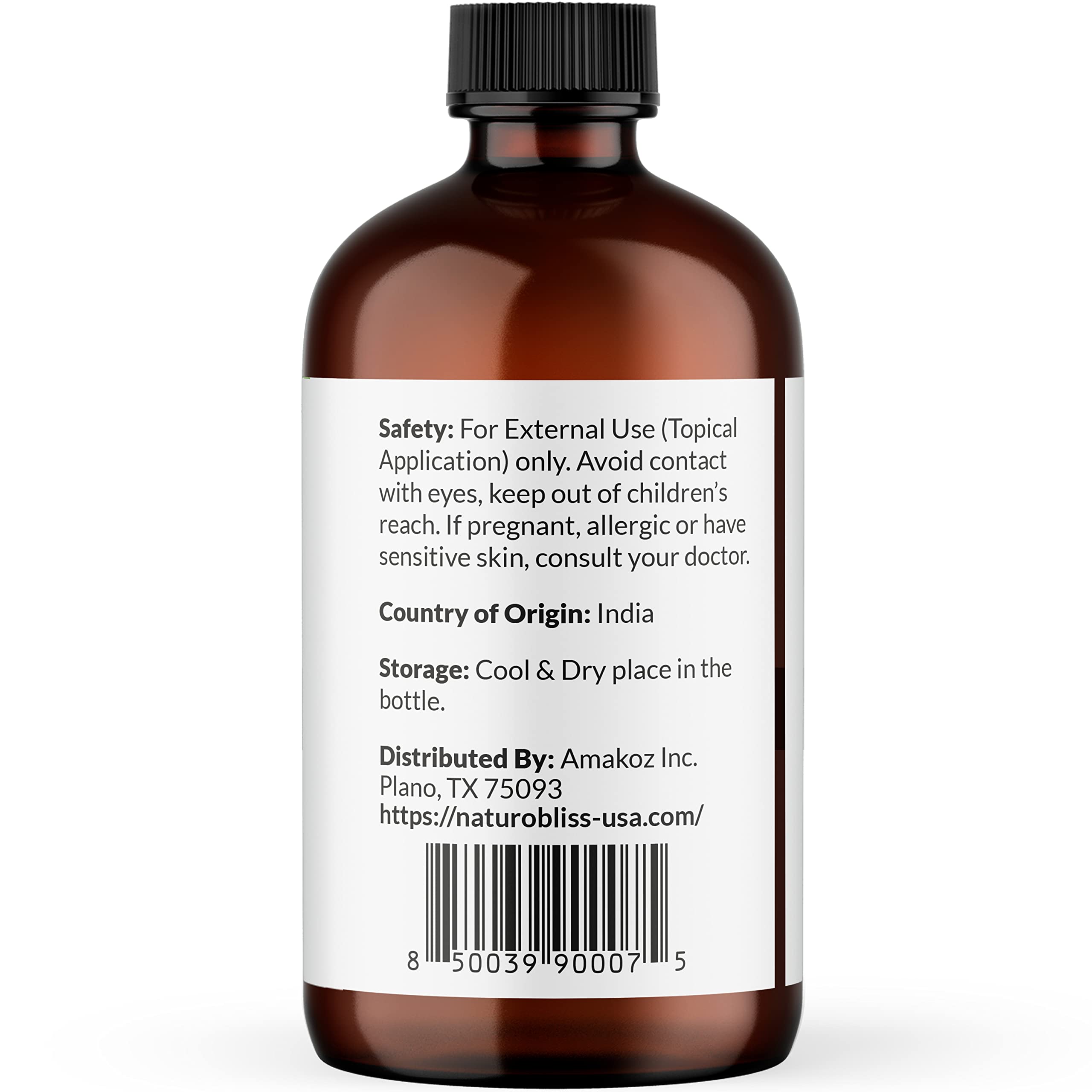 NaturoBliss 100% Pure Basil Essential Oil – Therapeutic Grade, 4 fl oz | Glass Dropper