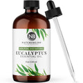 NaturoBliss 100% Pure Eucalyptus Essential Oil (4oz) – Undiluted, Therapeutic Grade Aromatherapy