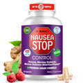 Nausea Stop Ginger Pills - Non-Drowsy Nausea Relief for Adults & Kids