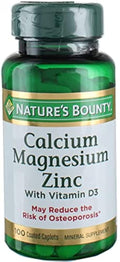 Nb VIT Cal/Mag/Zinc Caplets 100 Count | Nature's Bounty