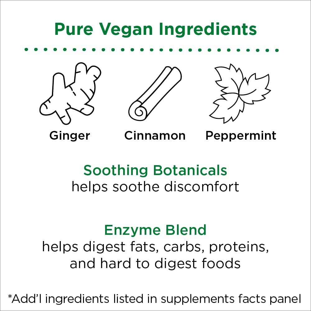Nbpure Vegan Digestive Enzyme Complex – Daily Digestive Support (12 Enzymes & 3 Herbs)