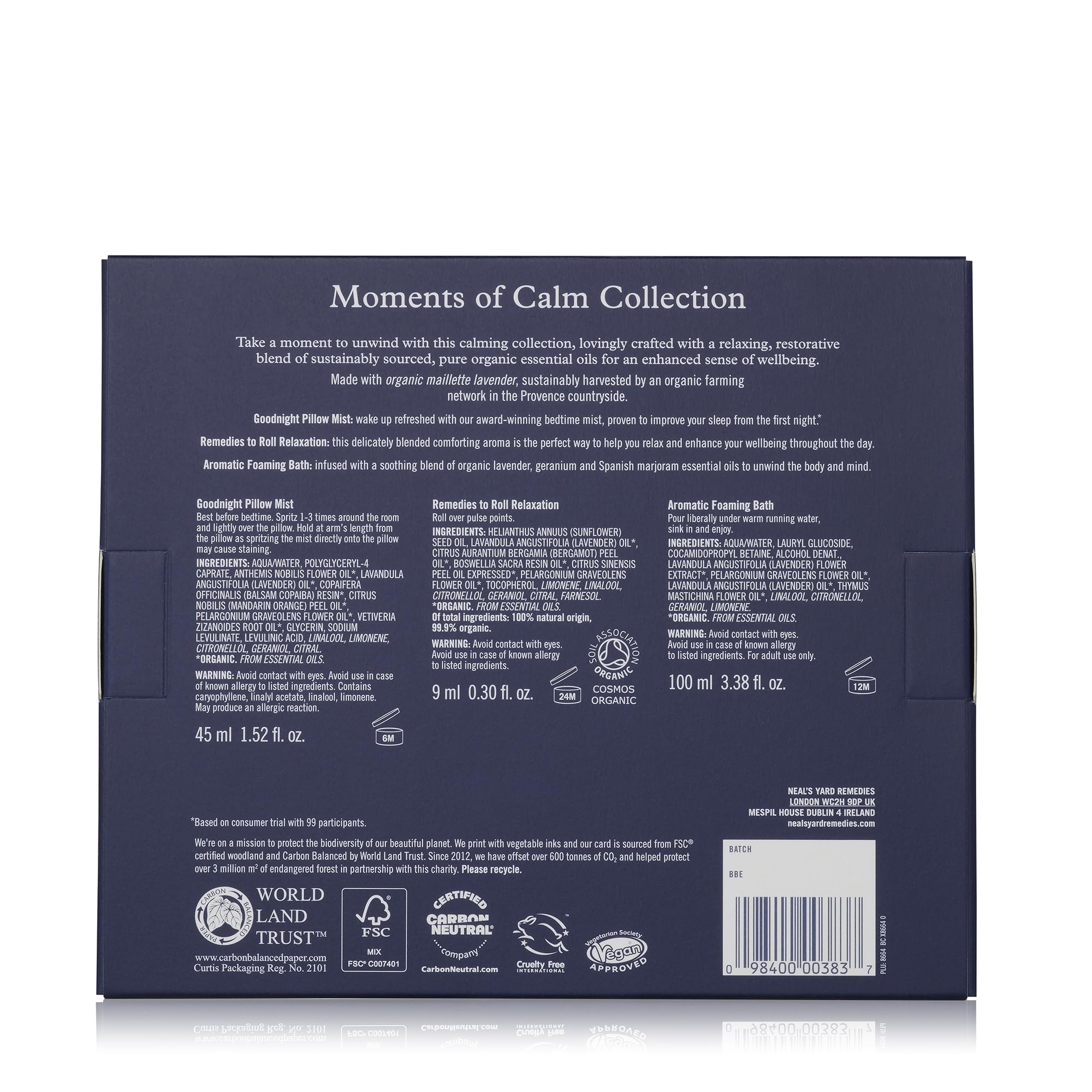 Neal’s Yard Remedies Moments of Calm Collection | Gift Set for Relaxation & Self-Care