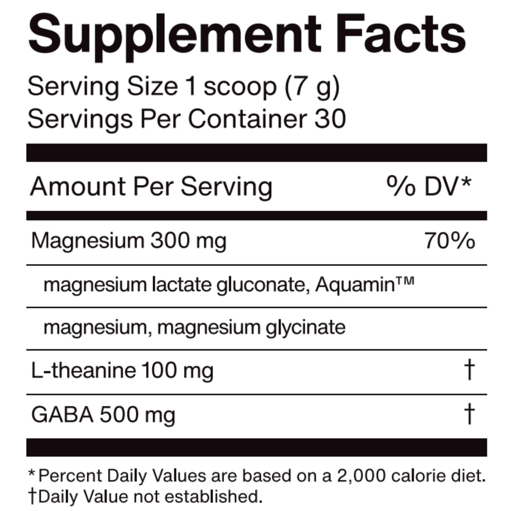 Ned mellö Magnesium Superblend Powder – Sleep & Relaxation, Pomegranate, 30 Servings