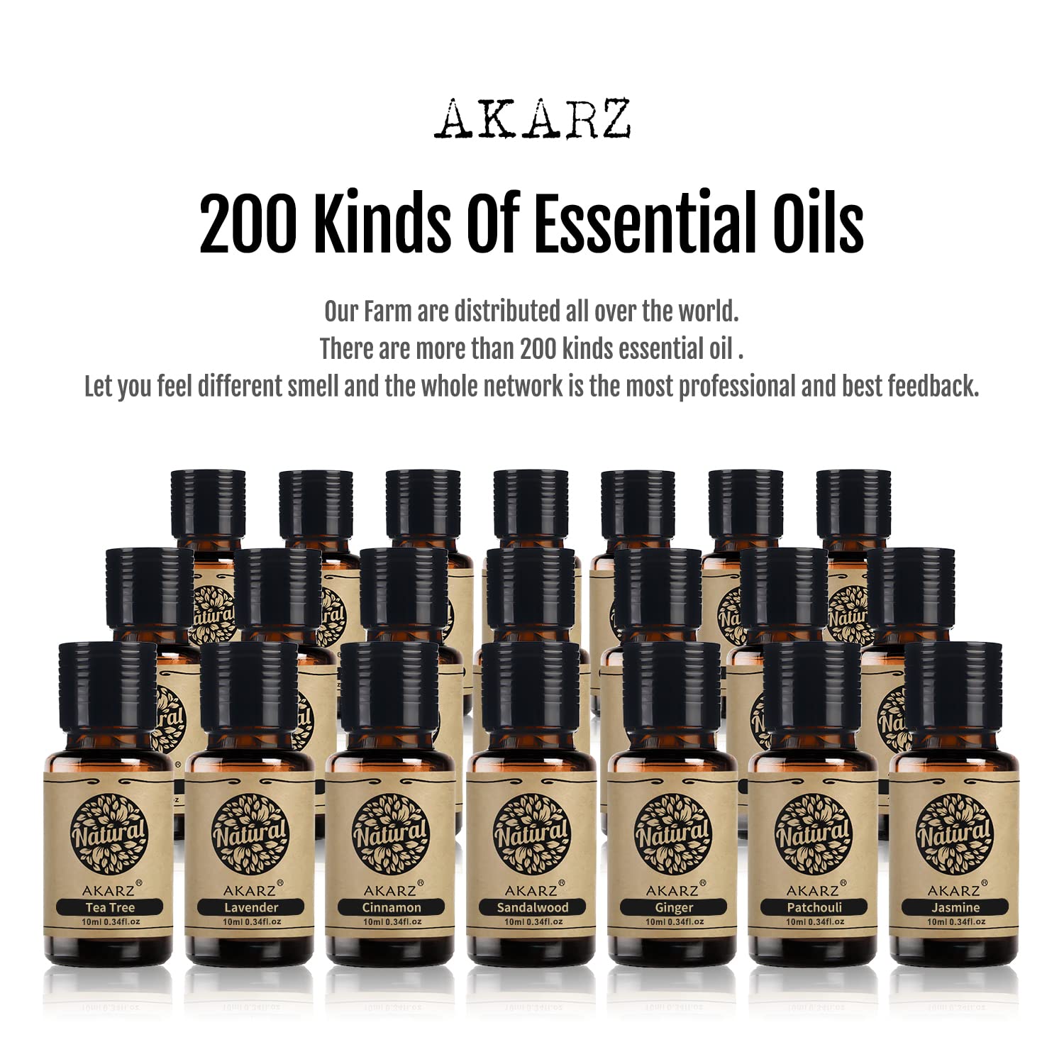 Neem Oil AKARZ — Organic Therapeutic Essential Oil for Skin, Hair, Diffuser | 10 ml