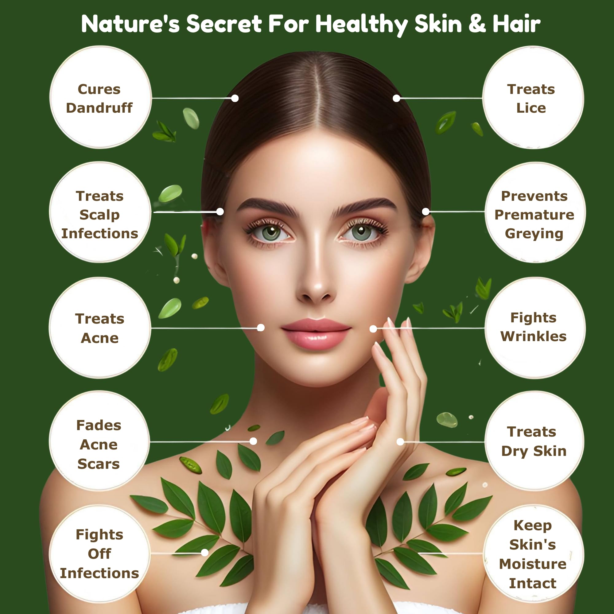 Organic 100% Cold-Pressed Neem Oil (32 Fl Oz) – Pure, Unrefined Neem Oil for Hair, Skin, Plants & Pets