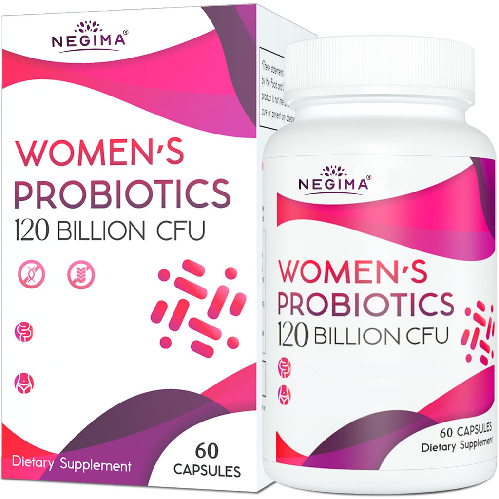 Negima Menopause Probiotics 120B CFUs - 13-in-1 Herbs & Botanicals - 60 Caps