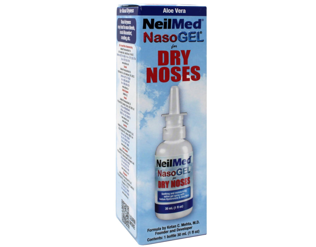 NeilMed NasoGel Drip-Free Nasal Spray – Aloe Vera & Sodium Hyaluronate (1 fl oz)