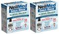 NeilMed Sinus Rinse Kit – Complete Large-Volume Nasal Irrigation (Pack of 2, 50 Count)