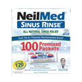 NeilMed Sinus Rinse Premixed Packets 100 Count – Isotonic & Hypertonic Saline Solutions