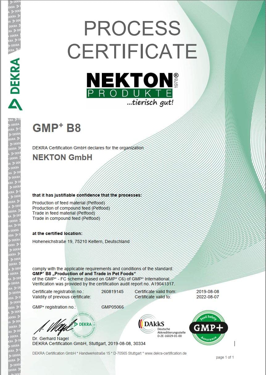 Nekton Calcium Plus – Calcium with Magnesium & Vitamins, White, 330g/11.64 oz