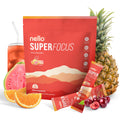 Nello Superfocus Drink Mix – Fruit Punch, Sugar-Free, On-The-Go Packets