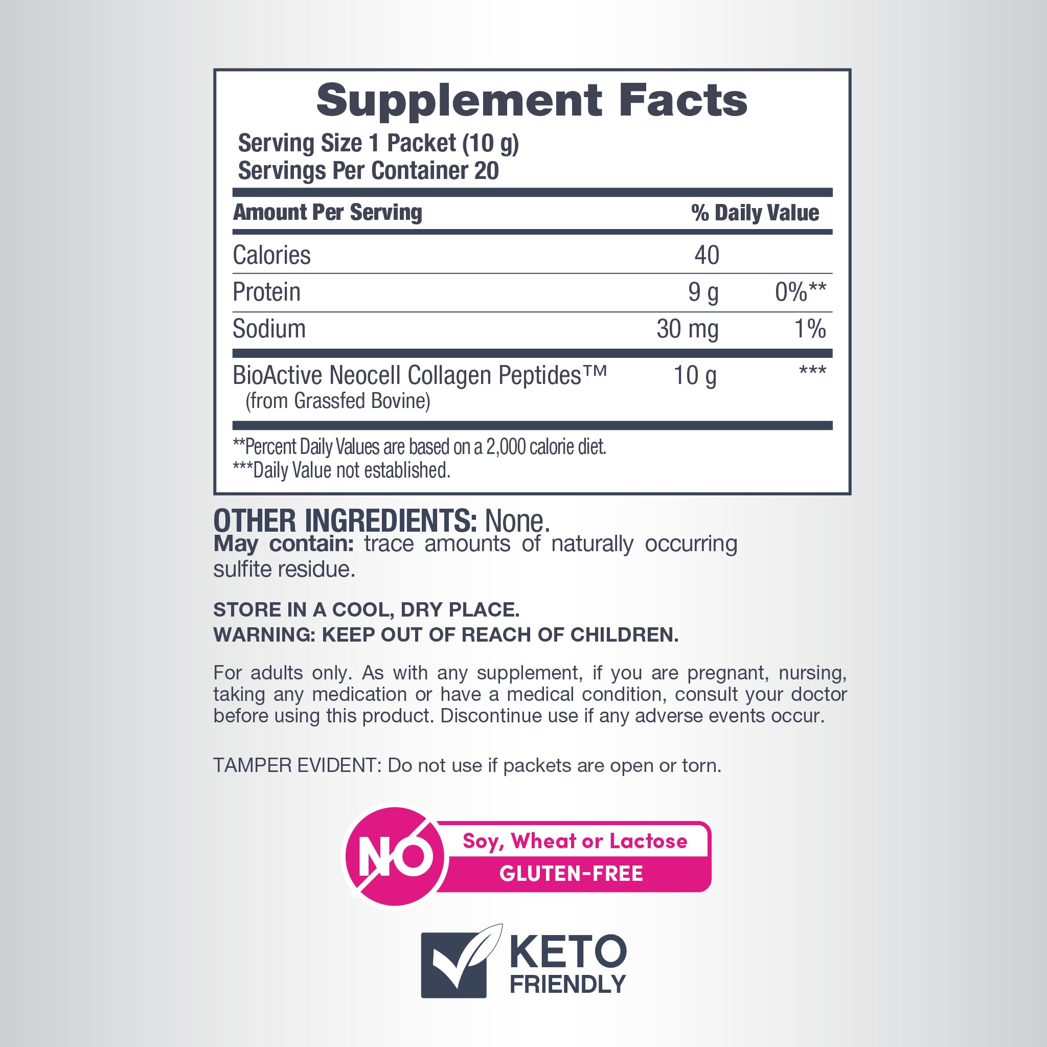 NeoCell Super Collagen Peptides – 10 g per Serving | Keto Certified, Gluten Free