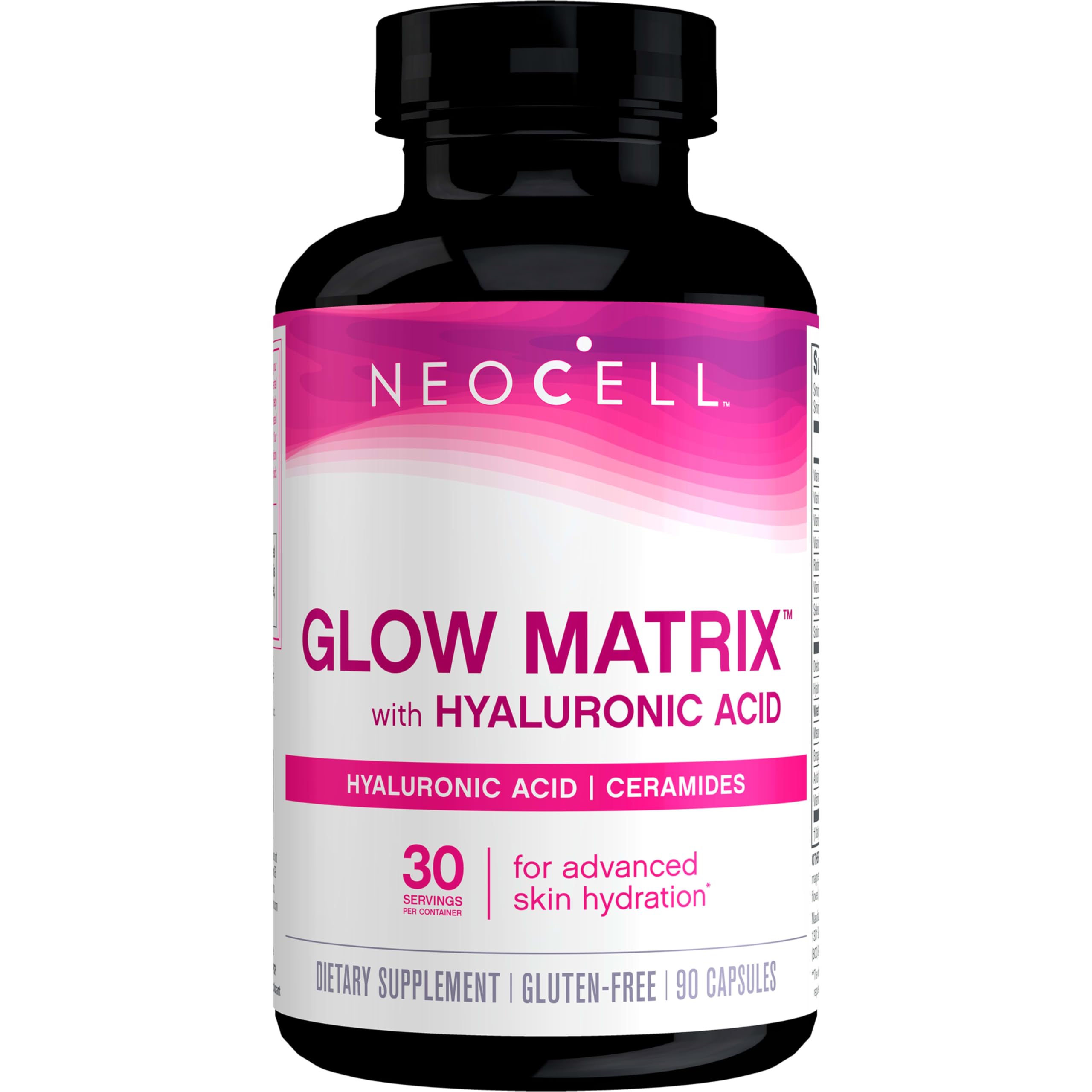 NeoCell Glow Matrix with Hyaluronic Acid - 90 Capsules | Skin Hydration