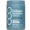 NeoCell Grass Fed Collagen Peptides 400 Caplets – Types I & III + Vitamin C