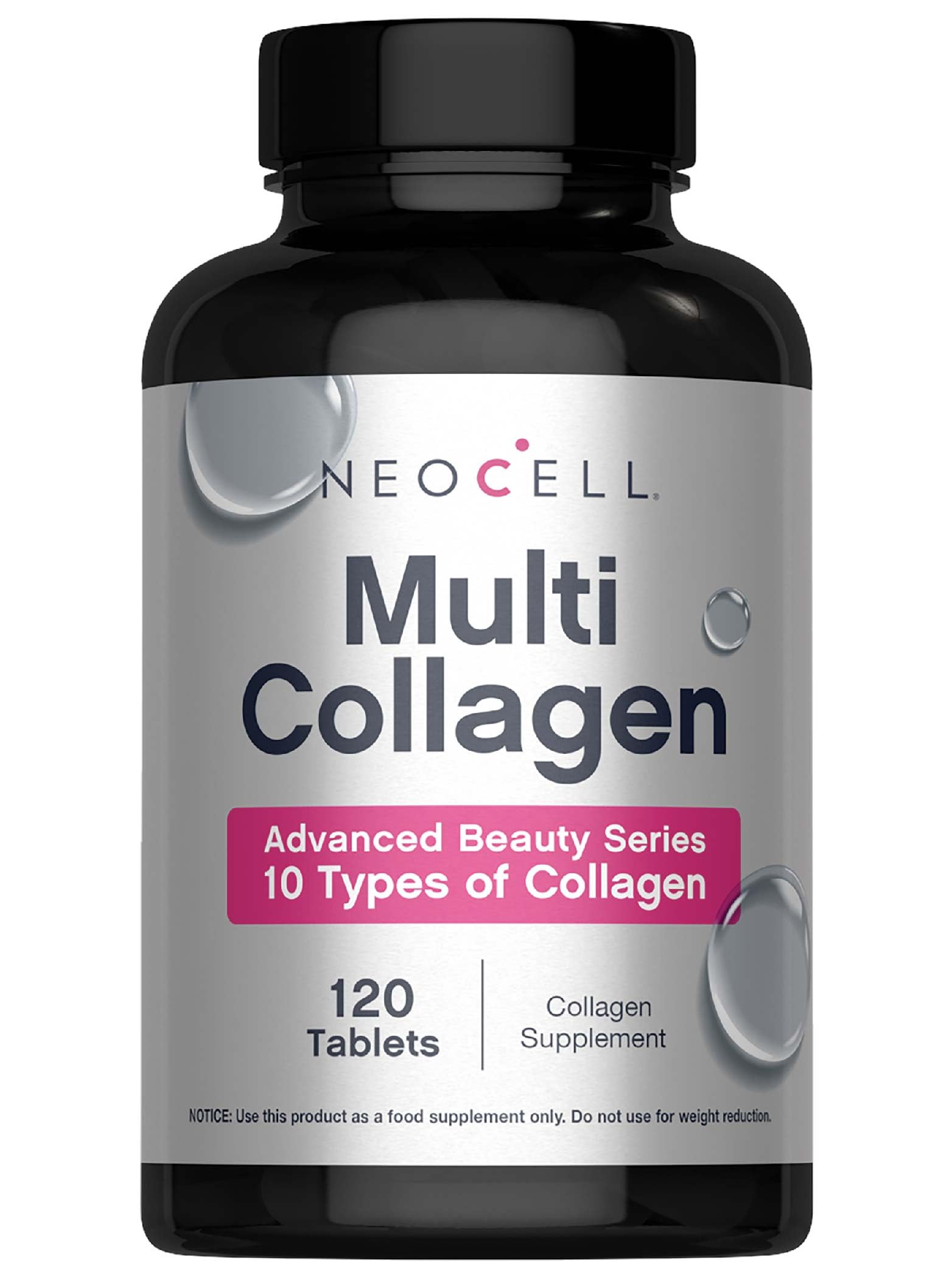 NeoCell Super Multi Collagen Peptides – 120 Tablets | 10 Types of Collagen | Skin, Hair & Nails