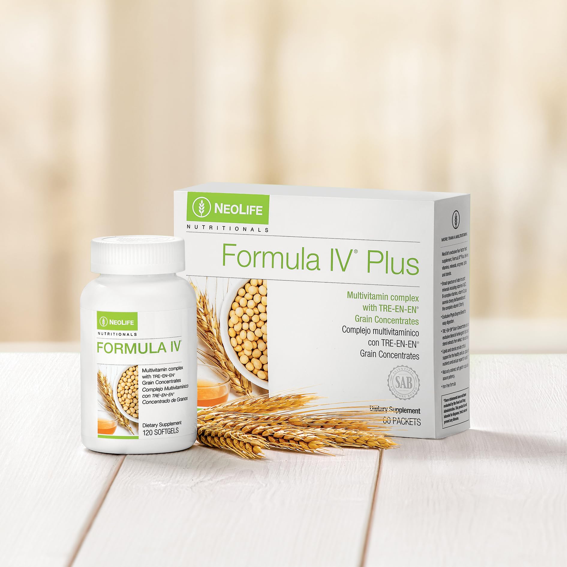NeoLife Formula IV Plus Softgel – Multivitamin & Multi-Mineral for Men & Women (60 Packets)