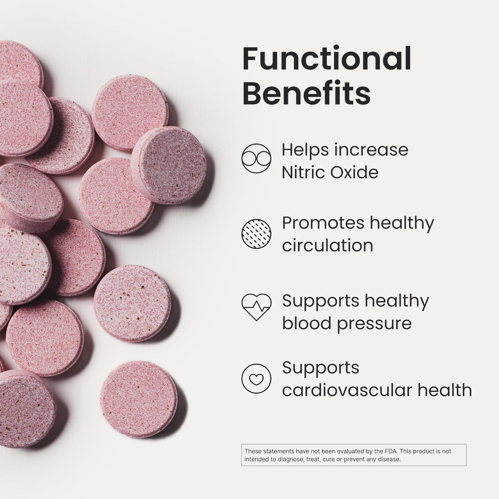 Humann Neo40 Daily – Quick-Dissolve Nitric Oxide Support for Heart & Circulation (30 Fruity Tablets)