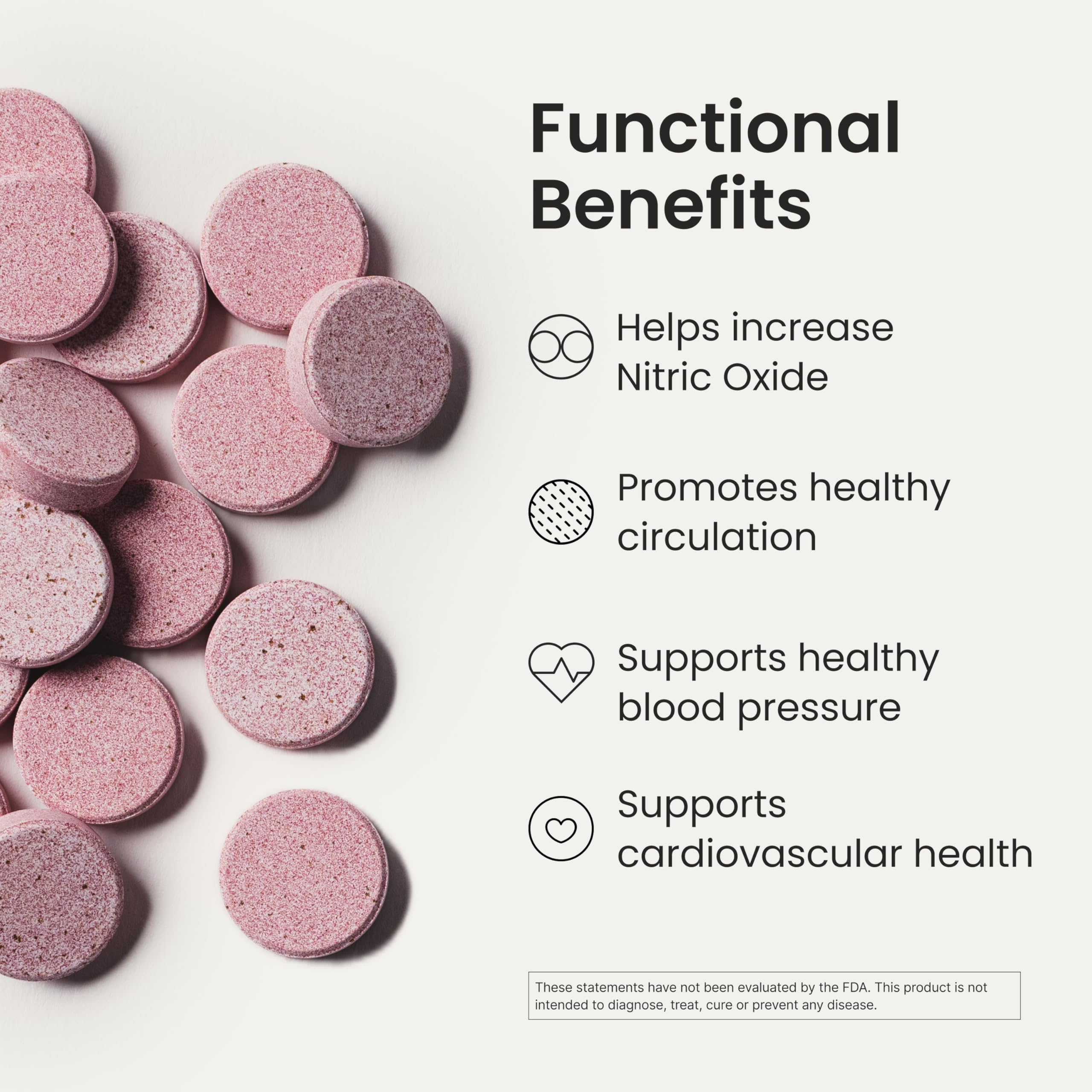 Humann Neo40 Daily – Quick-Dissolve Nitric Oxide Support for Heart & Circulation (30 Fruity Tablets)
