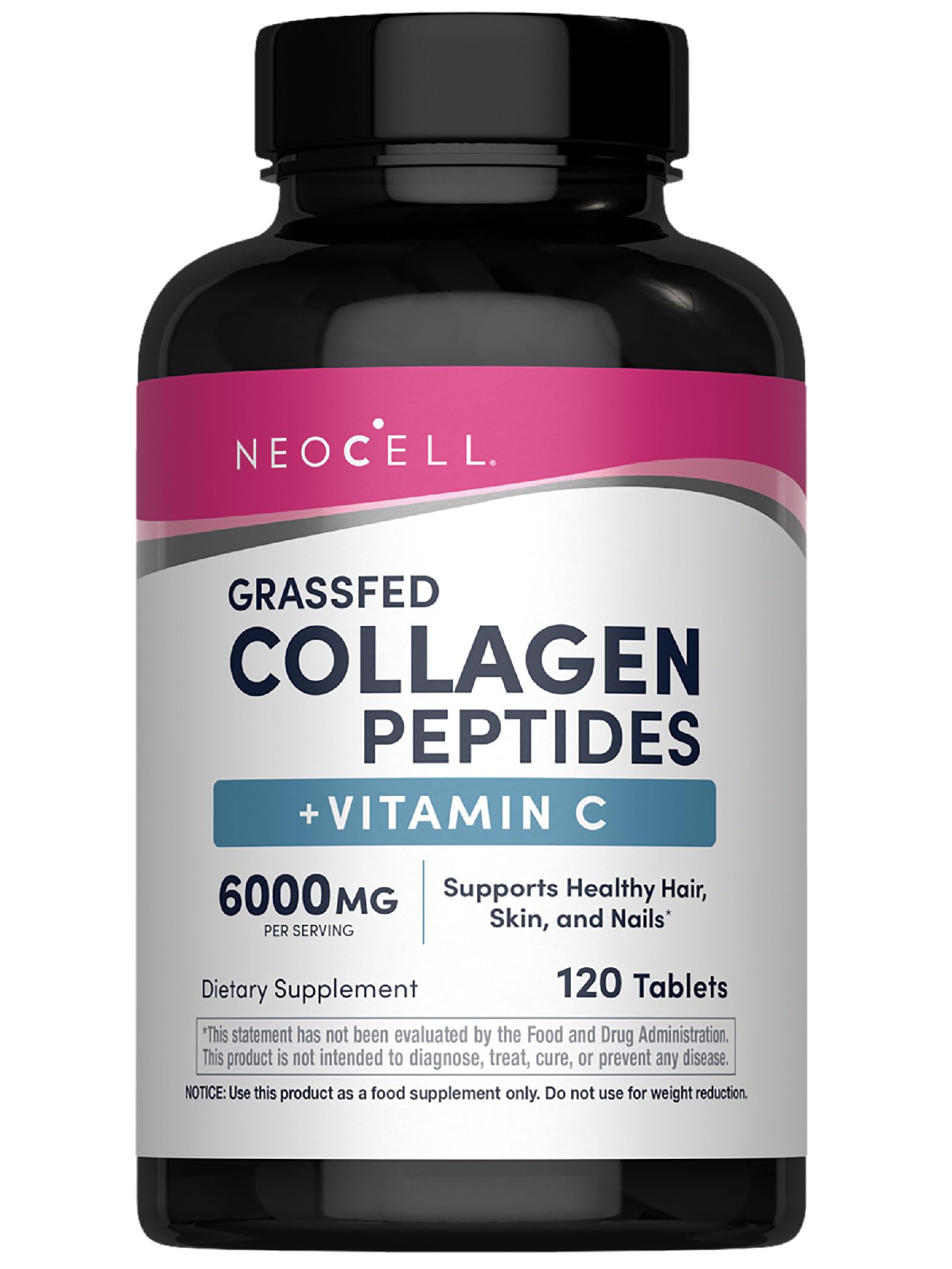 NeoCell Super Collagen Plus Vitamin C – Skin, Hair & Nails (120 Count)
