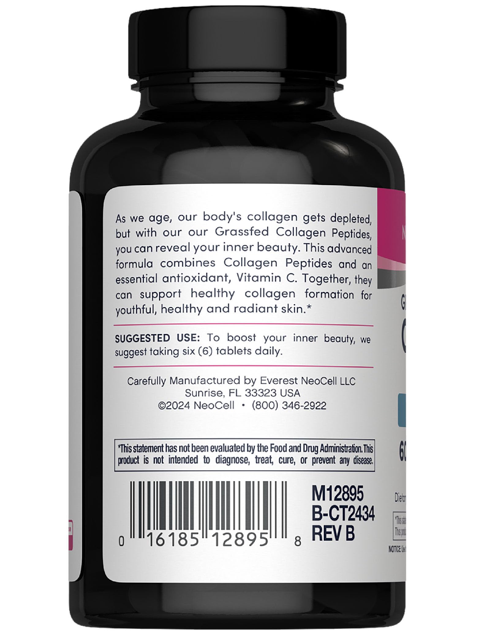 NeoCell Super Collagen Plus Vitamin C – Skin, Hair & Nails (120 Count)