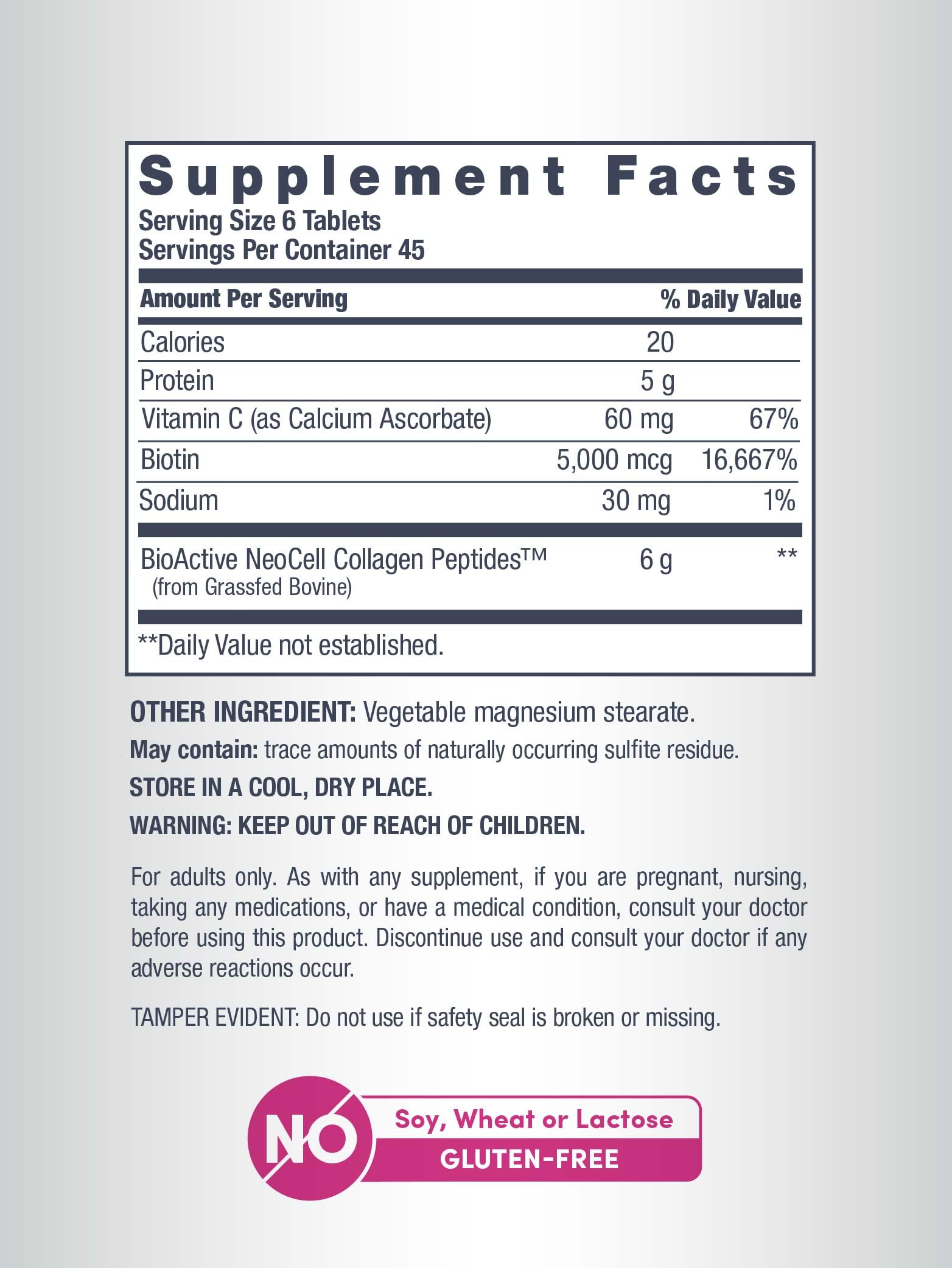 NeoCell Super Collagen with Vitamin C and Biotin – Skin, Hair & Nails